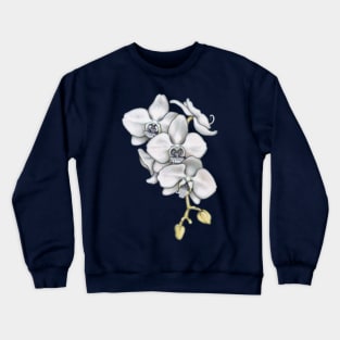 Orchid Flower Crewneck Sweatshirt